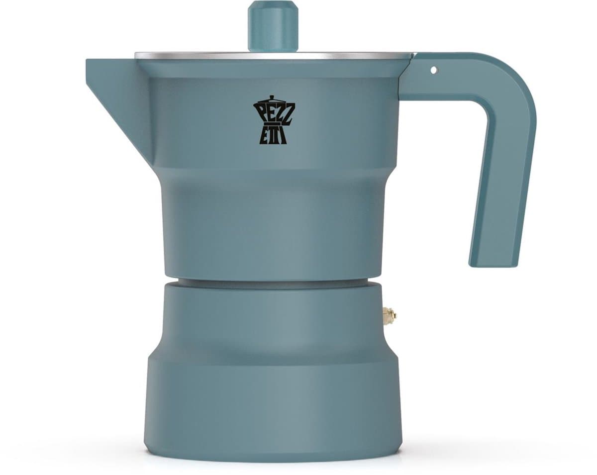 Italiaans koffiezetapparaat - PEZZETTI - SOLIDEXPRESS - Aluminium - 3 kopjes - Groen — afbeelding 1