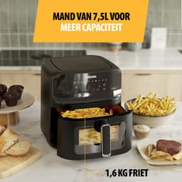 Tristar Airfryer FR-9039 - Heteluchtfriteuse - Zwart - 7.5 liter - PFAS vrij - 1700W - 10 voorgeprogrammeerde programma’s — thumbnail 2