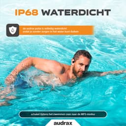 Audrax® Pulse - Sport oordopjes - Bone Conduction headphone - Sporthoofdtelefoon - Oortjes draadloos - Draadloze oordopjes - IPX8 Waterdicht - 32GB Interne geheugenkaart - Geschikt voor alle smartphones en smartwatches — thumbnail 3