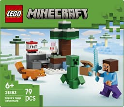 LEGO Minecraft Steve's Taiga-Avontuur Videogame Bouwpakket voor Kinderen - 21583 — thumbnail 14