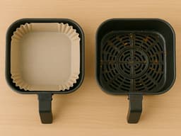 Papieren Inzetvellen voor Airfryer – 300 stuks – 20×20 cm — thumbnail 7