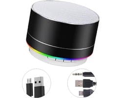 Draagbare Bluetooth Luidspreker Mini Stereo Bas Luidspreker Trompet Licht Draadloos Ondersteunt LED FM USB Micro SD voor Computer Laptop Tablet Smartphone Thuis en Buiten Etc.