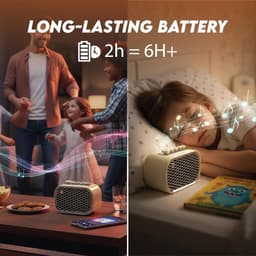4-in-1 White Noise Gentle Bass Bluetooth-luidspreker, draagbare slaapsounder Geschikt voor baby's, volwassenen, reizen en kantoorgebruik — thumbnail 2