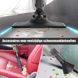 Handstofzuiger, 4-in-1 draadloze autostofzuiger, mini-stofzuiger met borstelloze motor, oplaadbare draagbare luchtblazer voor thuis, auto, kantoor en huisdierenharen — thumbnail 8