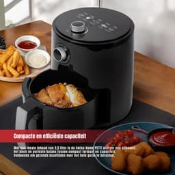 AMA® Mini Airfryer - Kleine Friteuse - Frituese - met Tefloncoating - 2.5L — thumbnail 3
