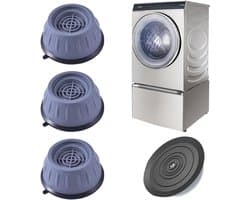 EXCITAT Schokabsorberende pads geschikt voor wasmachines - 4-pack - Universele rubberen basis - Antivibratie pads geschikt voor wasmachines en drogers