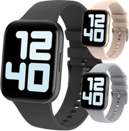 Cinturio SQ1 Black – Zwarte Smartwatch voor heren en dames – beschikbaar in 4 kleuren — thumbnail 1