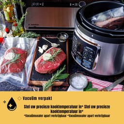MMP® Multicooker - Multicookers - Zilver - ‎35cm x 31cm x 34cm — thumbnail 8