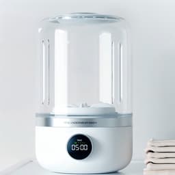 Draadloze draagbare wasmachine Geschikt voor lingerie, mini-wasmachine Geschikt voor sokken van 1 liter met centrifugeer- en droogtrommel — thumbnail 1
