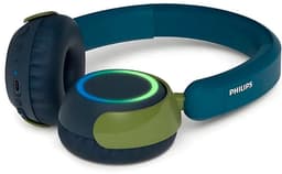 PHILIPS TAK4200CT 4200-serie On Ear draadloze opvouwbare hoofdtelefoon voor kinderen - 45 uur afspeeltijd, beperkt volume, Audio delen, laadkabel meegeleverd - Ambiant verlichting - Kristalgroen — thumbnail 17