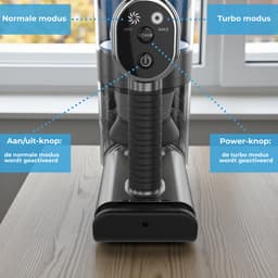 Innova® PowerVac Pro Steelstofzuiger Draadloos - 500 Air Watts - extra accu - met 4 verschillende opzetstukken - Draadloze Stofzuiger - Zonder zak op accu - Vacuum Cleaner — thumbnail 3