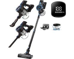 AG4100 Steelstofzuiger Draadloos - Midnight Blue -Stofzuiger Zonder Zak - Geschikt voor Dierenharen- Krachtig -Kruimeldief- Draadloze Stofzuigers - Steelstofzuigers - Kruimelzuiger - Compact & Licht - Ook voor in de auto