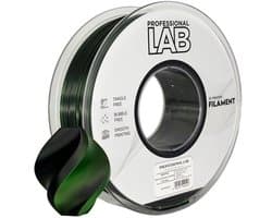 Professional Lab - Silk PLA - zwart/groen - 1kg - 1.75mm
