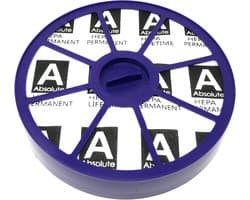 Gelijkwaardige aan origineel, HEPA-filter geschikt voor Dyson Dyson DC04, DC05, DC08, DC19, DC20, DC21, DC29 - Gelijk aan model: 900228-01 - Vervangt origineel Dyson-filter, ideaal voor schone uitblaaslucht en optimale stofzuigerprestatie