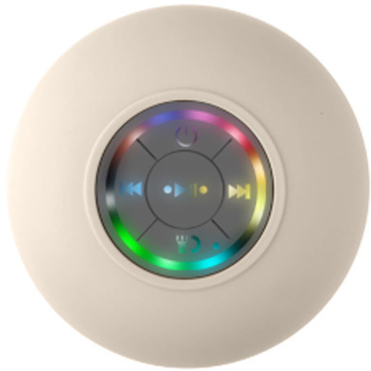 Grote zuignap waterdichte Bluetooth-luidspreker met LED-licht, waterdichte badkamer Bluetooth-luidspreker, draagbare Bluetooth-luidspreker — afbeelding 1