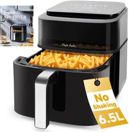 Taylor Swoden Smartheat - Airfryer XXL - 6,5L - Met Venster - Dual Heating - 8 Automatische Programma's - Heteluchtfriteuse - Inclusief Receptenboek - 1800W - Zwart — thumbnail 1