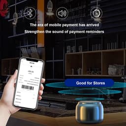 Gigicial Draagbare Bluetooth-luidspreker - Draadloze Luidsprekers - Lange Standby En Kristalhelder Geluid - 1 Stuk - Voor Buitenactiviteiten Grijs — thumbnail 2