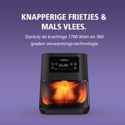 Brabantia Airfryer XXL - 5.7 liter - Digitaal Touchscreen - 6 Kookprogramma's - Tot 5 Personen - 80ºC tot 200ºC - 1700 Watt - BBEK1137 — thumbnail 8