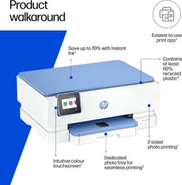 HP Envy Photo 7231 All-in-one Printer R - Thermische Inkjet Kleur A4 Instant Ink Wit/blauw — thumbnail 5