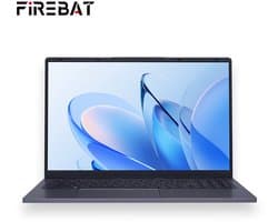 Firebat Laptop AT15 - 15,6 inch - Intel N150 - 16GB RAM - 1TB SSD - 1920*1080 - Windows 11 - Verlicht Geïntegreerd Numpad