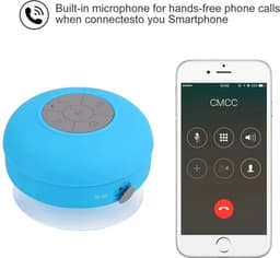 IGOODS Waterdichte Bluetooth Speaker - met Zuignap - Ingebouwde microfoon - Bluetooth 3.0 - Badkamer & Douche Speaker - Rood — thumbnail 4