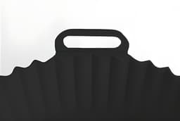 Heuts Goods - LUXE Airfryer Siliconen Bakje Zwart - Heteluchtfriteuseaccessoires - Airfryer accesoires - 20CM - Zwart — thumbnail 4