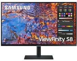 Samsung ViewFinity S8 LS32B800PXU - 4K IPS 60Hz Monitor - 32 Inch — afbeelding 1