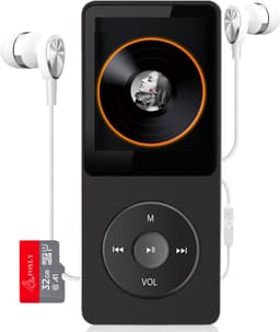 FOXLY® HiFi MP3/MP4 Speler Bluetooth Easy - FM Radio - Voice Recorder - Dictafoon - Oordopjes - 32GB SD kaart — thumbnail 1