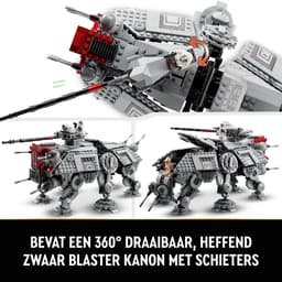 LEGO Star Wars AT-TE Walker Verstelbaar Model met Clone Troopers en Droid Figuren - 75337 — thumbnail 18