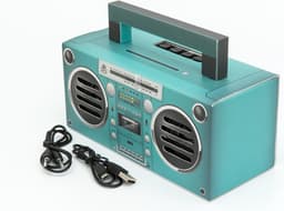 GPO BRONXAQUA - Draagbare bluetooth speaker Bronx, jaren '80, aqua — thumbnail 3