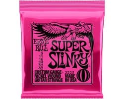 Ernie Ball Super Slinky - Elektrische Gitaarsnaren - Nickel Wound - Lichte Gauge - Hexagonale Kern - .009-.042