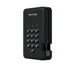 iStorage diskAshur 2 - externe harde schijf - 5000 GB - Cijfercode - Zwart — thumbnail 12