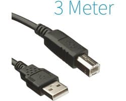 Brauch USB 2.0 A - B - Printer Kabel 3 Meter