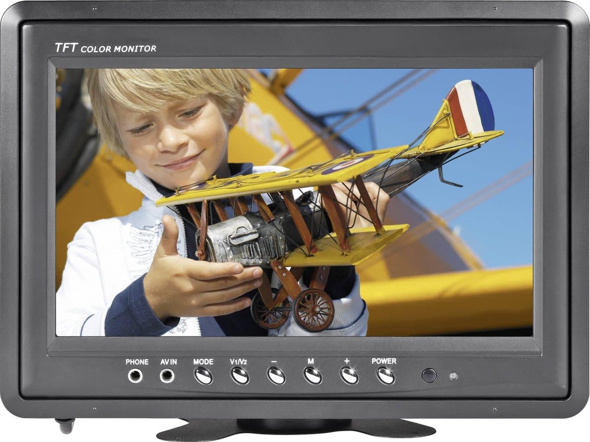 Renkforce T-900B Auto LCD-monitor 22.9 cm 9 inch — afbeelding 1