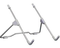 Universele Verstelbare & Opvouwbare Laptop Standaard  Aluminium Stand - Zilver