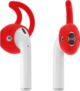 KELERINO. Anti-slip siliconen earhooks / earhoox / oorhaken geschikt voor Airpods 1 & 2 - Rood — thumbnail 1