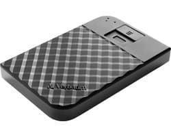 Verbatim Fingerprint Secure externe harde schijf 2 TB Zwart