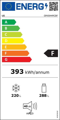 LG GMX844MCBF Amerikaanse koelkast met InstaView™ Door-in-Door™ - Smal design - 508L inhoud - DoorCooling+™ - Water- en ijsdispenser met UVnano™ - Inverter Linear Compressor — thumbnail 2