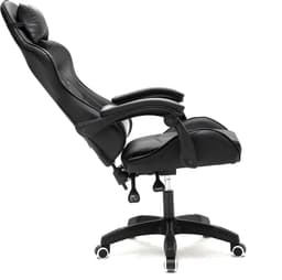 VDD Gaming - Game stoel - Gaming - Bureaustoel - Gamestoel Zwart - Met Nekkussen & Verstelbaar Rugkussen - Silicone Game Stoel - Draaistoel - Ergonomische Game Stoel - Gamestoelen - Hoogte Verstelbaar - Zwart — thumbnail 4