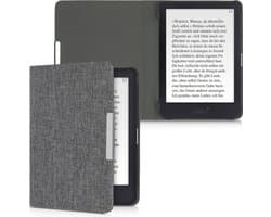 kwmobile hoes geschikt voor Tolino Shine 3 - Stoffen beschermhoes voor e-reader in grijs