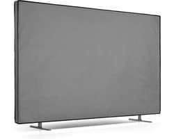 kwmobile tv hoes voor 75" TV cover - Beschermhoes voor televisie - Voor binnengebruik - Tegen vuil en stof - In lichtgrijs