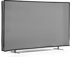 kwmobile tv hoes voor 24" TV cover - Beschermhoes voor televisie - Voor binnengebruik - Tegen vuil en stof - In lichtgrijs