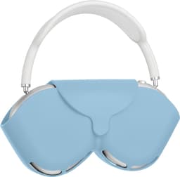 kwmobile cover voor over-ear koptelefoon - geschikt voor Apple AirPods Max - Van flexibel silicone - In lichtblauw — thumbnail 5