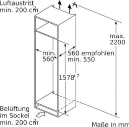 Bosch KIL72AFE0 - Serie 6 - Inbouw koelkast met vriesvak - 157.8 x 55.8 cm - VitaFresh: groente en fruit blijft langer vers - Led verlichting - — thumbnail 6