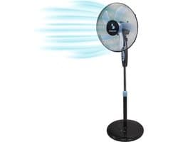 Beper P206VEN130 - Staande Statiefventilator met Timer - Statiefventilator - Ventilator op Statief - Staande Ventilator - Verplaatsbare Ventilator - Mobiele Ventilator - Zwart