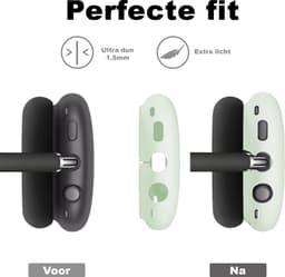 MY PROTECT - Siliconen Cover Case geschikt voor Airpods Max - Glow In The Dark — thumbnail 3