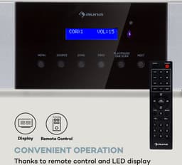 AMP-4000 DAB HiFi stereo versterker DAB+ Radio USB afstandsbediening LED-display — thumbnail 4