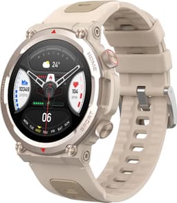 DrPhone PureSport15 - Multifunctionele Smartwatch - Hartslag/Bloedzuurstof/Slaapbewaking - Bluetooth-oproep – Bluetooth 5.2 – IP67 – Beige — thumbnail 1