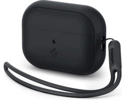 Spigen Silicone Fit Strap Case hoesje geschikt voor AirPods Pro - zwart