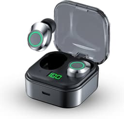 Otiume Mini - Draadloze Oordopjes Hardlopen - Sporten - Fitness - Lange Batterijduur - Zwart - Bluetooth voor Iphone en Android — thumbnail 1